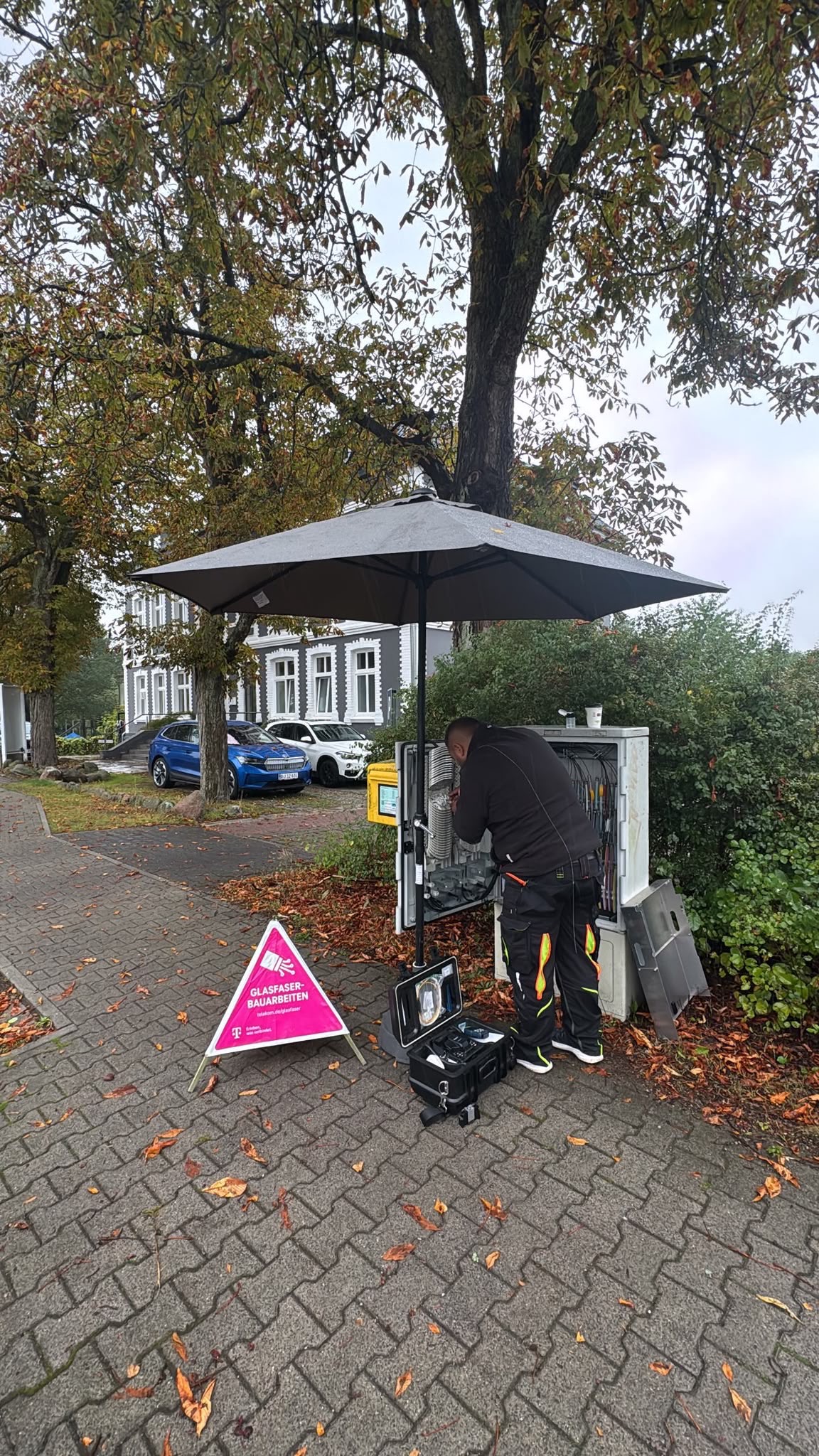 Kabeleinblasen Foto 3